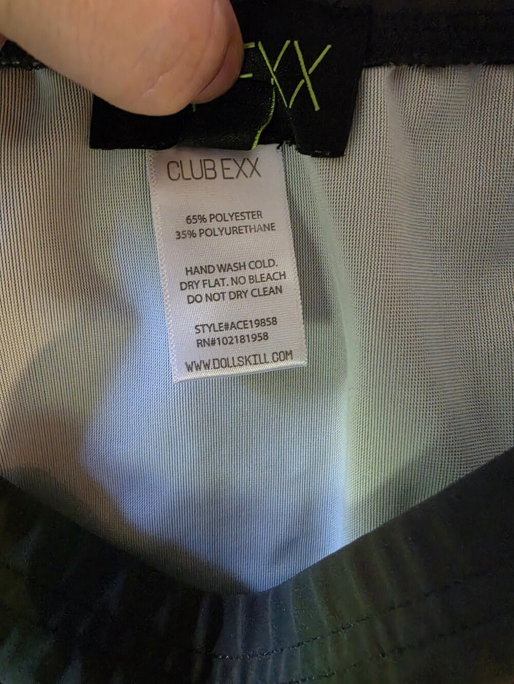 Club Exx Dolls Kill Rainbow Reflective Mini Skirt S Oil Slick Iridescent Rave - Picture 6 of 8